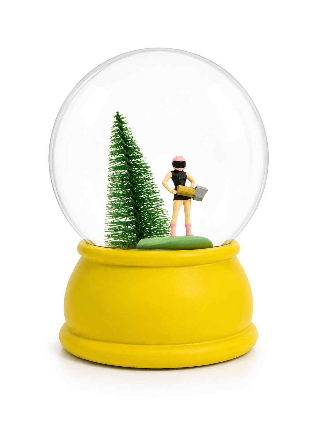 It was an axident sculpture yellow