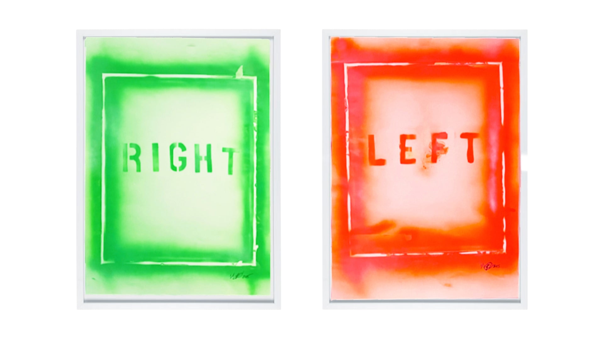 Right Left diptych